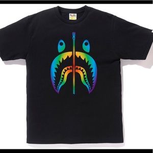 New unworn Bape Rainbow tee